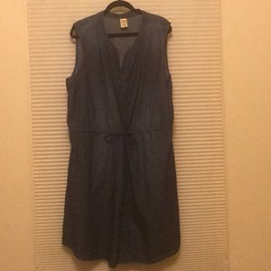 Sleeveless Denim Dress